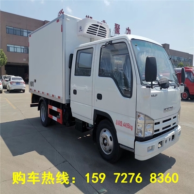 蓝牌冷冻冷鲜猪肉鸡肉保温配送车国6标准冷鲜物流冷链车
